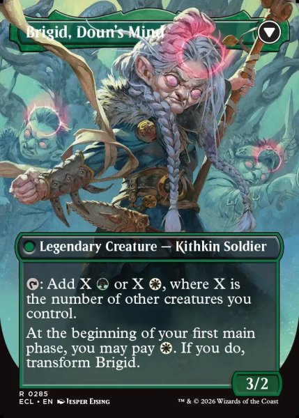 画像2: 【ENG】小村の心、ブリジッド/矮村の理性、ブリジッド/Brigid, Clachan's Heart/Brigid, Doun's Mind[MTG_ECL_0285_R] (2)