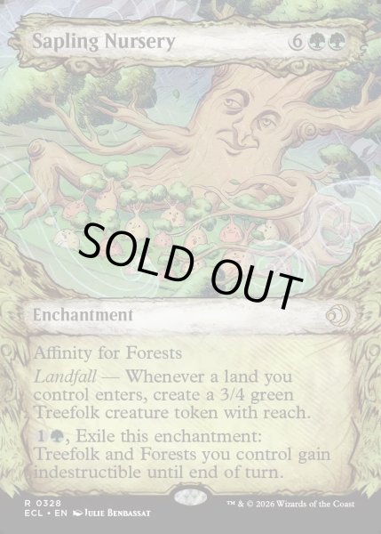 画像1: 【ENG】★Foil★若木の生育場/Sapling Nursery [MTG_ECL_0328_R] (1)