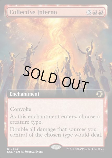 画像1: 【ENG】集団業火/Collective Inferno [MTG_ECL_0363_R] (1)