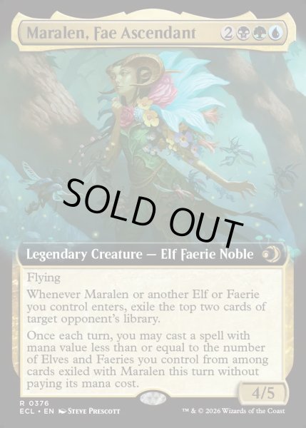 画像1: 【ENG】★Foil★上位のフェイ、マラレン/Maralen, Fae Ascendant [MTG_ECL_0376_R] (1)