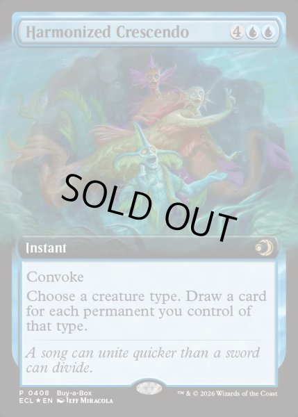 画像1: 【ENG】★Foil★調和した大合唱/Harmonized Crescendo [MTG_ECL_0408_R] (1)