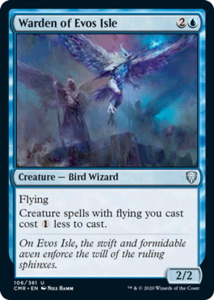 画像1: 【ENG】イーヴォ島の管理人/Warden of Evos Isle[MTG_CMR_106U] (1)