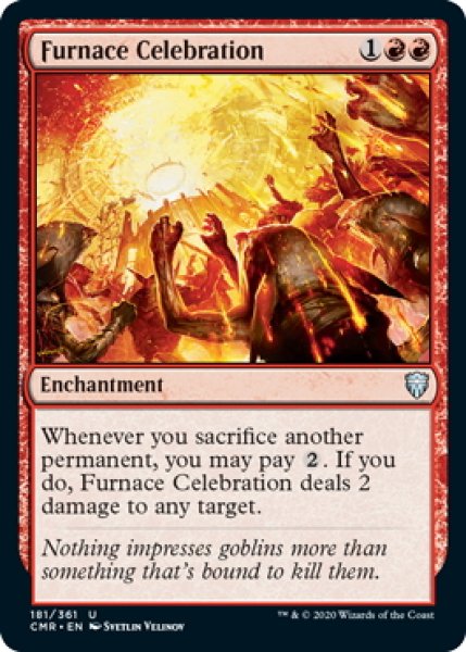 画像1: 【ENG】炉の式典/Furnace Celebration[MTG_CMR_181U] (1)