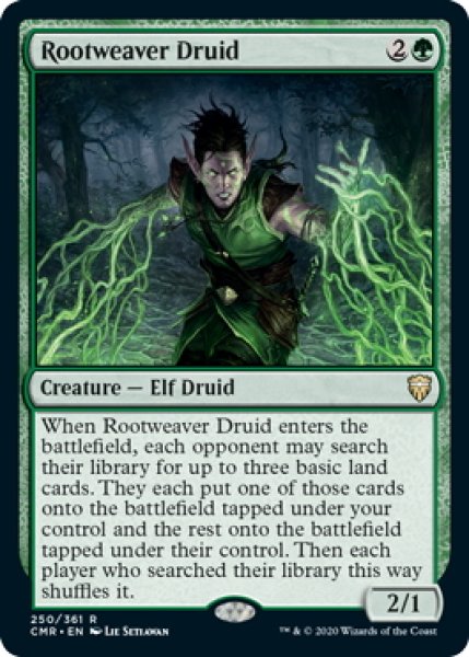 画像1: 【ENG】樹根織りのドルイド/Rootweaver Druid[MTG_CMR_250R] (1)