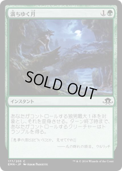 画像1: 【JPN】満ちゆく月/Waxing Moon[MTG_EMN_177C] (1)