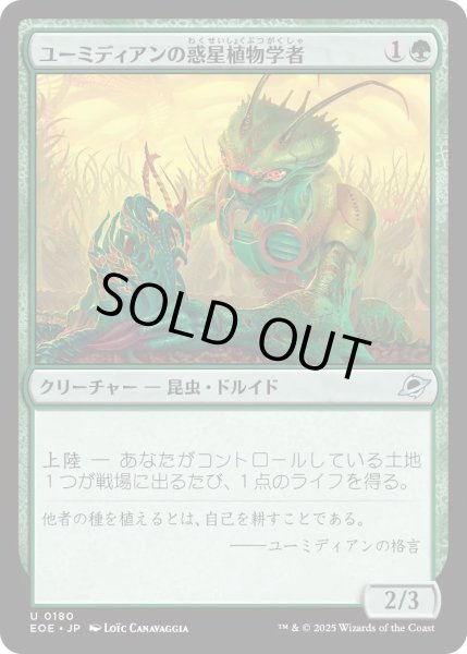 画像1: 【JPN】★Foil★ユーミディアンの惑星植物学者/Eumidian Terrabotanist[MTG_EOE_0180_U] (1)