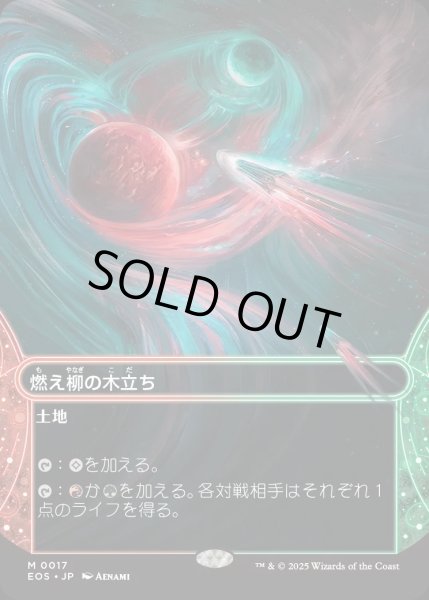 画像1: 【JPN】燃え柳の木立ち/Grove of the Burnwillows[MTG_EOS_0017_M] (1)