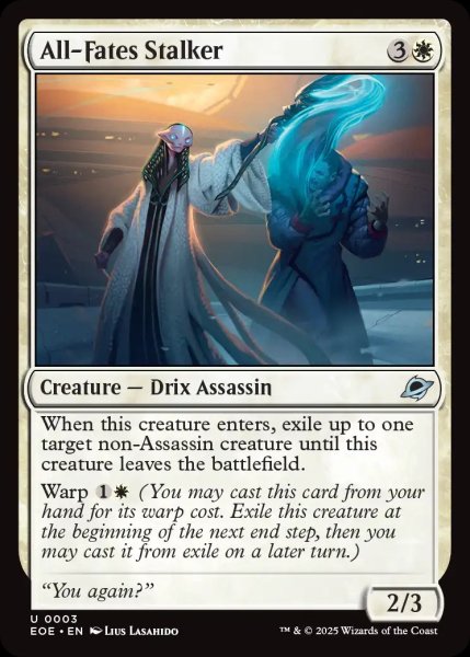 画像1: 【ENG】万物の定めを追う者/All-Fates Stalker[MTG_EOE_0003_U] (1)