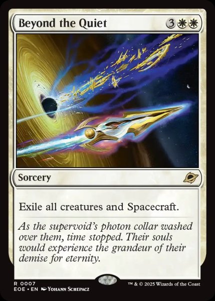 画像1: 【ENG】静寂のその先へ/Beyond the Quiet[MTG_EOE_0007_R] (1)