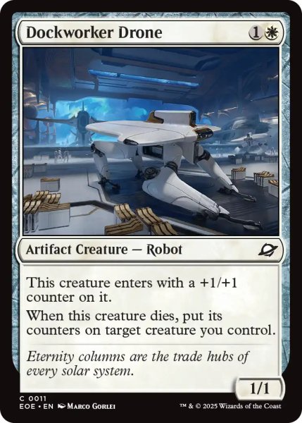 画像1: 【ENG】ドック作業用ドローン/Dockworker Drone[MTG_EOE_0011_C] (1)