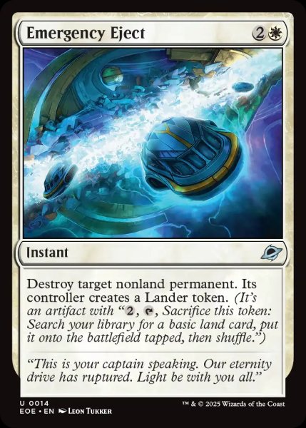 画像1: 【ENG】緊急射出/Emergency Eject[MTG_EOE_0014_U] (1)