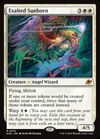 喜びあふれる太陽生まれ(ショーケース・フラクチャーfoil)　mtg　久遠の終端 喜びあふれる太陽生まれ フラクチャーfoil mtg 久遠の終端