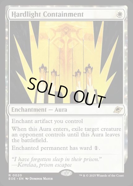 画像1: 【ENG】堅光牢への封じ込め/Hardlight Containment[MTG_EOE_0020_R] (1)