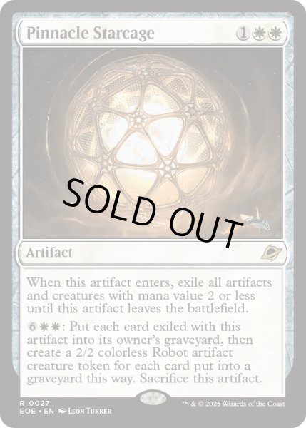 画像1: 【ENG】ピナクルの星檻/Pinnacle Starcage[MTG_EOE_0027_R] (1)