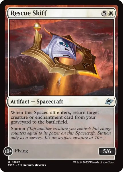 画像1: 【ENG】救助用ボート/Rescue Skiff[MTG_EOE_0032_U] (1)