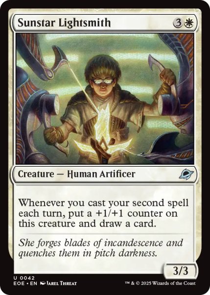 画像1: 【ENG】サンスターの光細工師/Sunstar Lightsmith[MTG_EOE_0042_U] (1)
