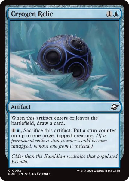 画像1: 【ENG】氷魔法の秘宝/Cryogen Relic[MTG_EOE_0052_C] (1)