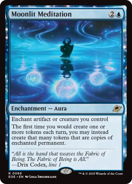画像1: 【ENG】月明かりの瞑想/Moonlit Meditation[MTG_EOE_0069_R] (1)