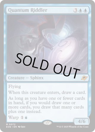 ENG】☆Foil☆量子の謎かけ屋/Quantum Riddler[MTG_EOE_0072_M