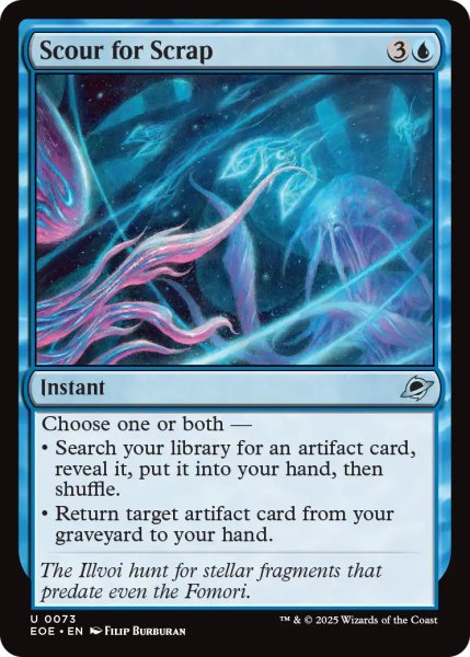 画像1: 【ENG】屑鉄漁り/Scour for Scrap[MTG_EOE_0073_U] (1)