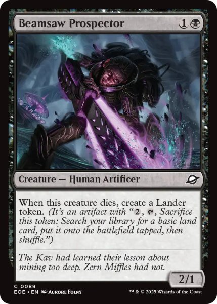 画像1: 【ENG】ビームソーの探鉱者/Beamsaw Prospector[MTG_EOE_0089_C] (1)