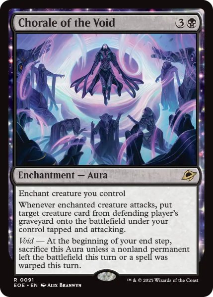画像1: 【ENG】ヴォイドの聖歌/Chorale of the Void[MTG_EOE_0091_R] (1)
