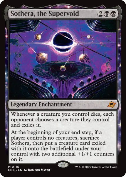 画像1: 【ENG】スーパーヴォイド、ソセラ/Sothera, the Supervoid[MTG_EOE_0115_M] (1)