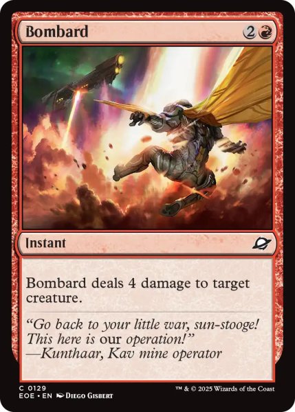 画像1: 【ENG】砲撃/Bombard[MTG_EOE_0129_C] (1)