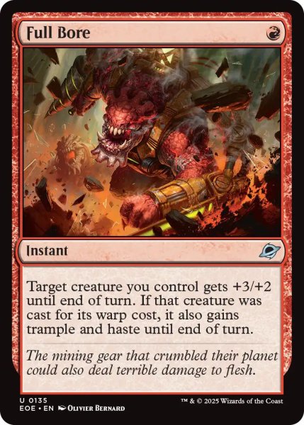 画像1: 【ENG】急抗直下/Full Bore[MTG_EOE_0135_U] (1)
