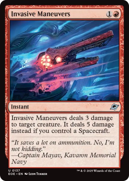画像1: 【ENG】侵襲運動/Invasive Maneuvers[MTG_EOE_0137_U] (1)