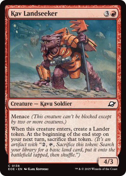 画像1: 【ENG】カヴの新天地探し/Kav Landseeker[MTG_EOE_0138_C] (1)