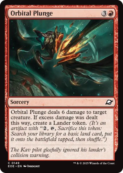 画像1: 【ENG】軌道からの突入/Orbital Plunge[MTG_EOE_0149_C] (1)