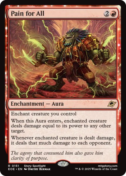 画像1: 【ENG】無差別の痛めつけ/Pain for All[MTG_EOE_0151_R] (1)