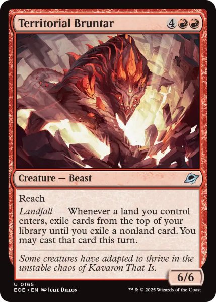画像1: 【ENG】縄張り守りのブランター/Territorial Bruntar[MTG_EOE_0165_U] (1)
