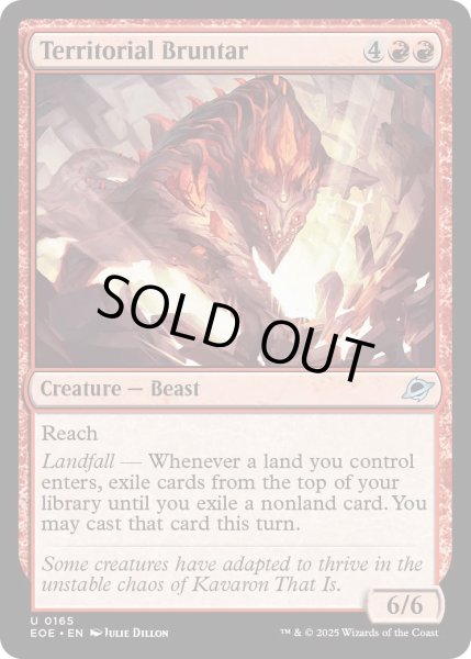 画像1: 【ENG】★Foil★縄張り守りのブランター/Territorial Bruntar[MTG_EOE_0165_U] (1)