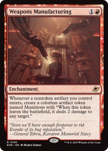 画像1: 【ENG】武器製造/Weapons Manufacturing[MTG_EOE_0168_R] (1)