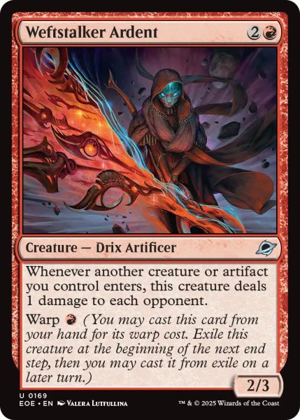 画像1: 【ENG】虚空間追いの情熱家/Weftstalker Ardent[MTG_EOE_0169_U] (1)