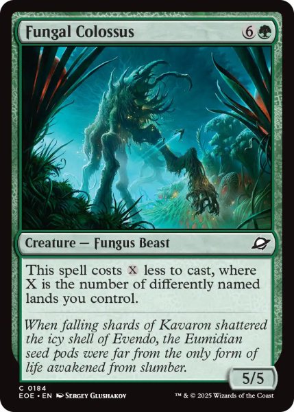 画像1: 【ENG】菌類の巨獣/Fungal Colossus[MTG_EOE_0184_C] (1)
