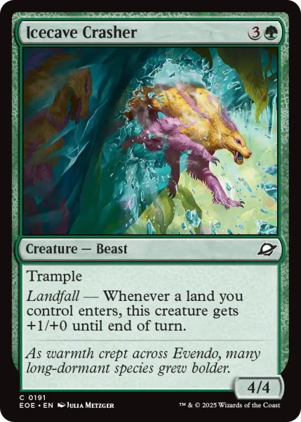 画像1: 【ENG】氷洞の壊し屋/Icecave Crasher[MTG_EOE_0191_C] (1)