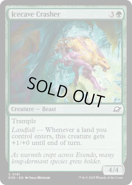 画像1: 【ENG】★Foil★氷洞の壊し屋/Icecave Crasher[MTG_EOE_0191_C] (1)