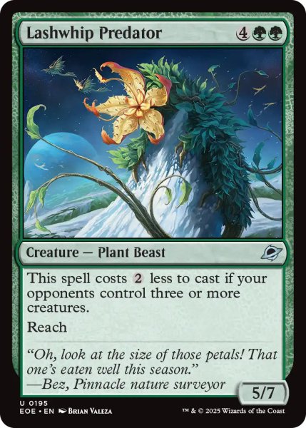 画像1: 【ENG】鞭打草の捕食者/Lashwhip Predator[MTG_EOE_0195_U] (1)