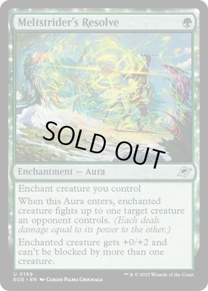 画像1: 【ENG】★Foil★溶かし歩きの消散/Meltstrider's Resolve[MTG_EOE_0199_U] (1)