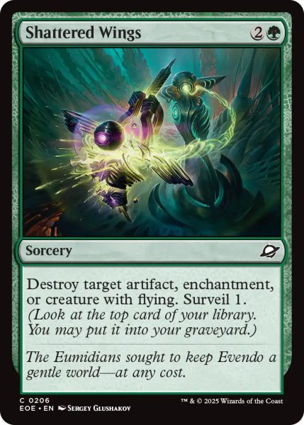 画像1: 【ENG】砕かれた翼/Shattered Wings[MTG_EOE_0206_C] (1)