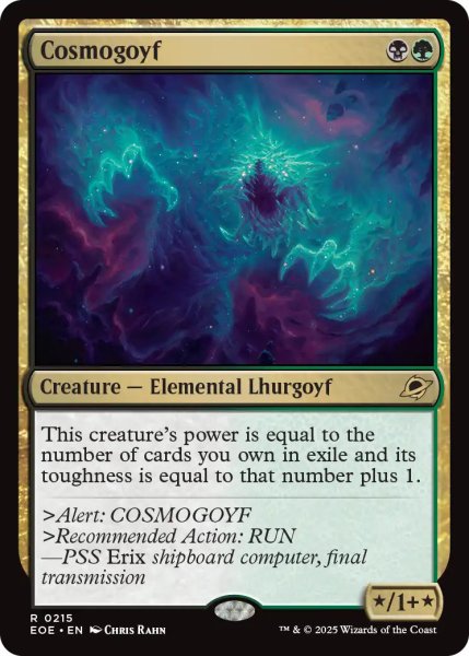 画像1: 【ENG】コスモゴイフ/Cosmogoyf[MTG_EOE_0215_R] (1)