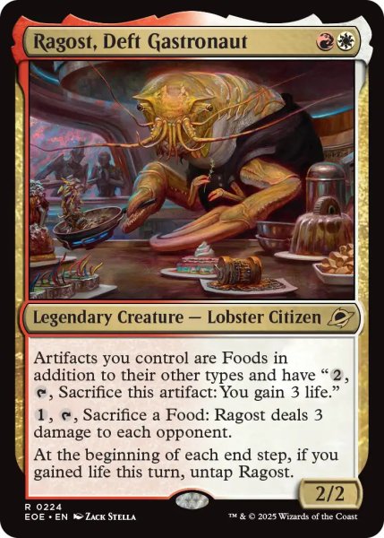 画像1: 【ENG】手際の良い宇宙調理士、ラゴスト/Ragost, Deft Gastronaut[MTG_EOE_0224_R] (1)