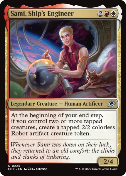 画像1: 【ENG】宇宙船技師、サミ/Sami, Ship's Engineer[MTG_EOE_0225_U] (1)