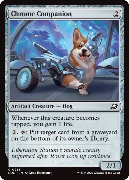 画像1: 【ENG】金属の相棒/Chrome Companion[MTG_EOE_0236_C] (1)
