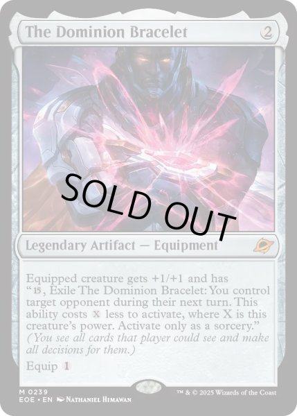 画像1: 【ENG】統制の腕輪/The Dominion Bracelet[MTG_EOE_0239_M] (1)