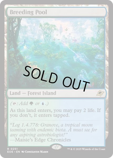 画像1: 【ENG】★Foil★繁殖池/Breeding Pool[MTG_EOE_0251_R] (1)