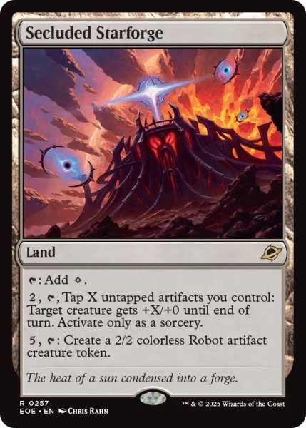 画像1: 【ENG】隔離された星鍛冶場/Secluded Starforge[MTG_EOE_0257_R] (1)